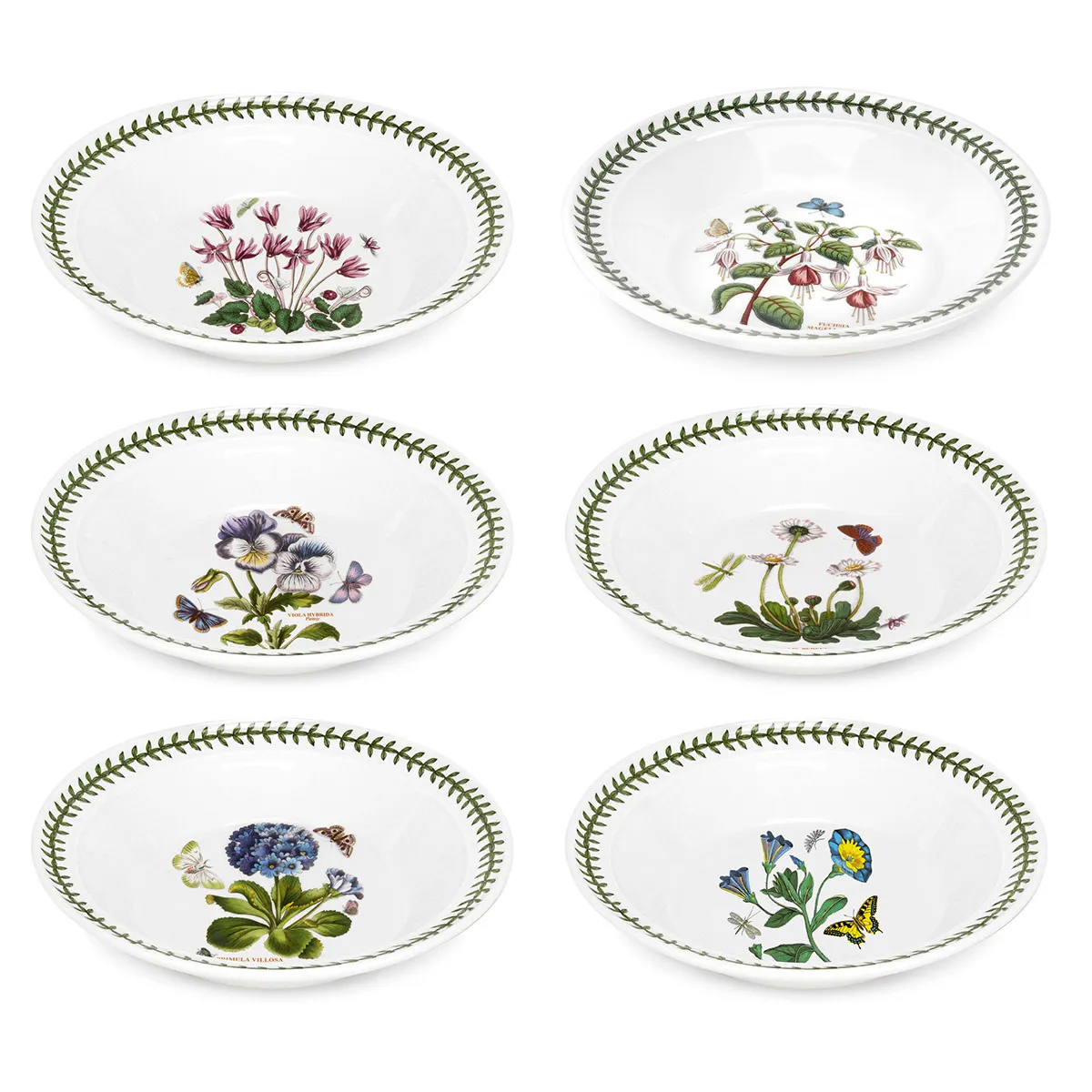 SECONDS Botanic Garden Soup Plate 8 Inch - No Guarantee of Flower Design