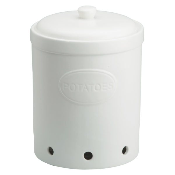 BIA Potato Storage Jar - Matte White