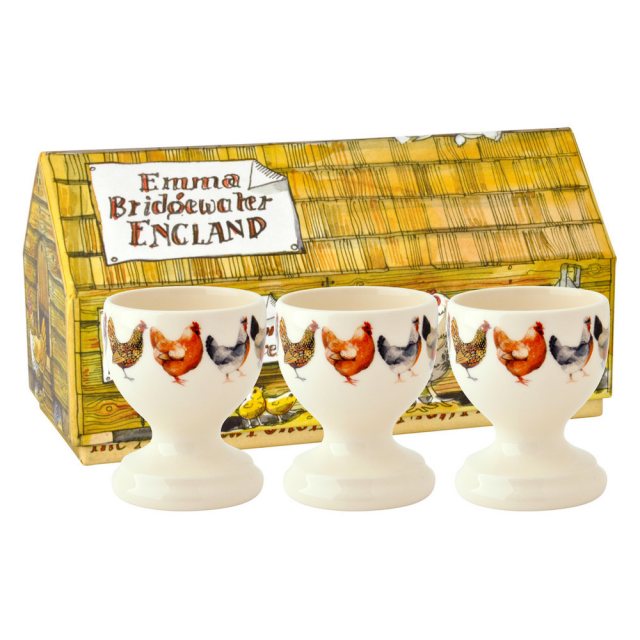 Emma Bridgewater Hen & Toast Set of 3 Egg Cups