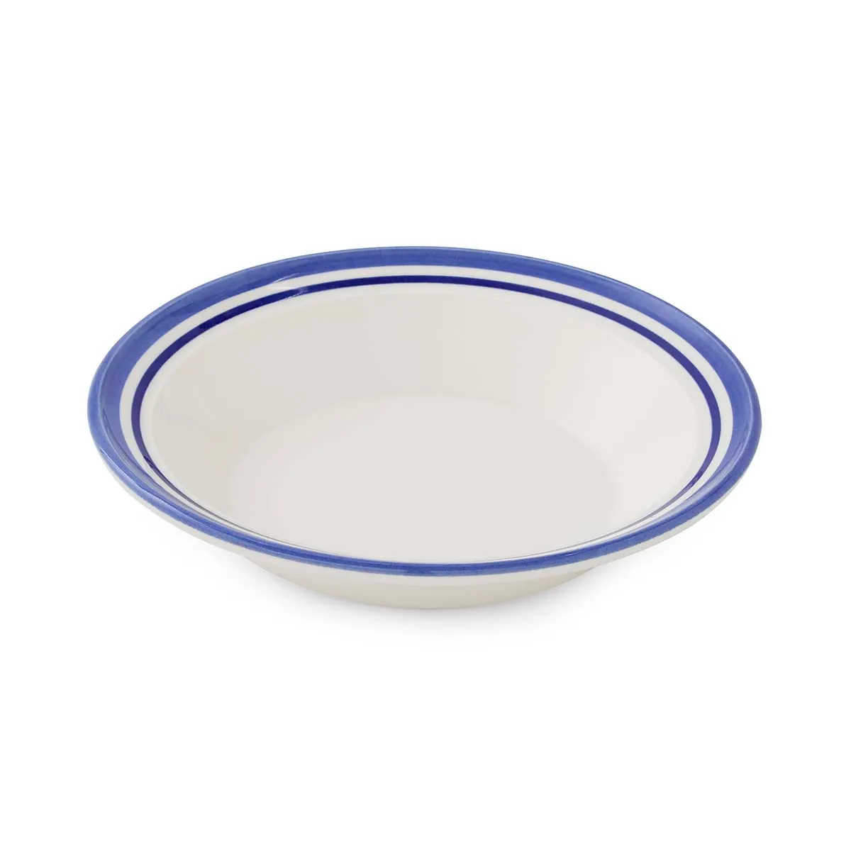 Portmeirion Home Potter's Stripe Soup Plate Blue