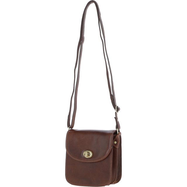 Ashwood Leather Small Crossbody Brown V80