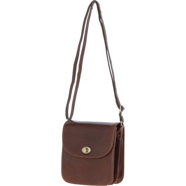 Ashwood Leather Medium Crossbody Brown V81