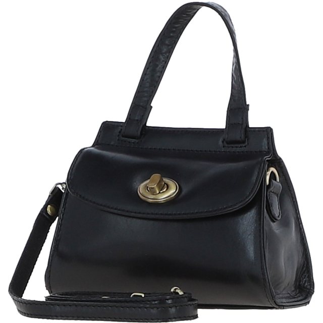 Ashwood Leather Small Grab Bag Black V82