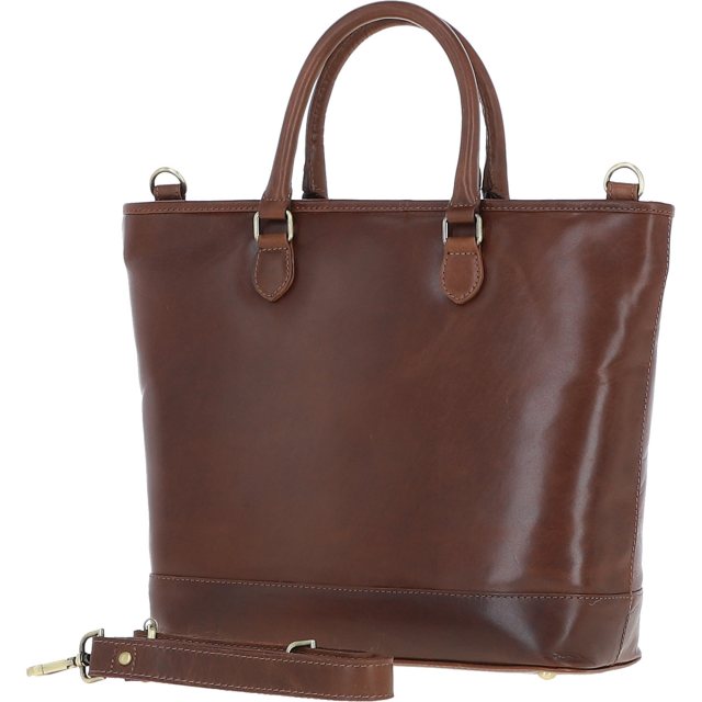 Ashwood Leather Large Shopper Bag Brown V87