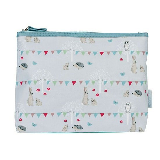 Sophie Allport Oilcloth Washbag Woodland Party