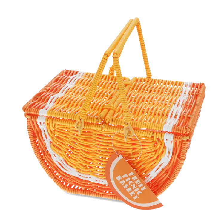 Rex London Little Fruit Picnic Basket Orange