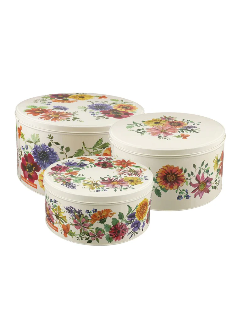 Emma Bridgewater Garden Flowers Set of 3 Cake Tins