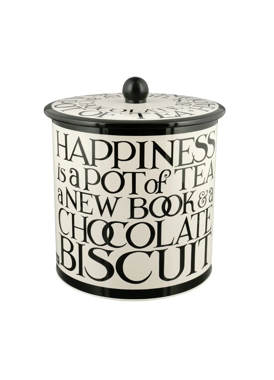 Emma Bridgewater Black Toast Biscuit Barrel