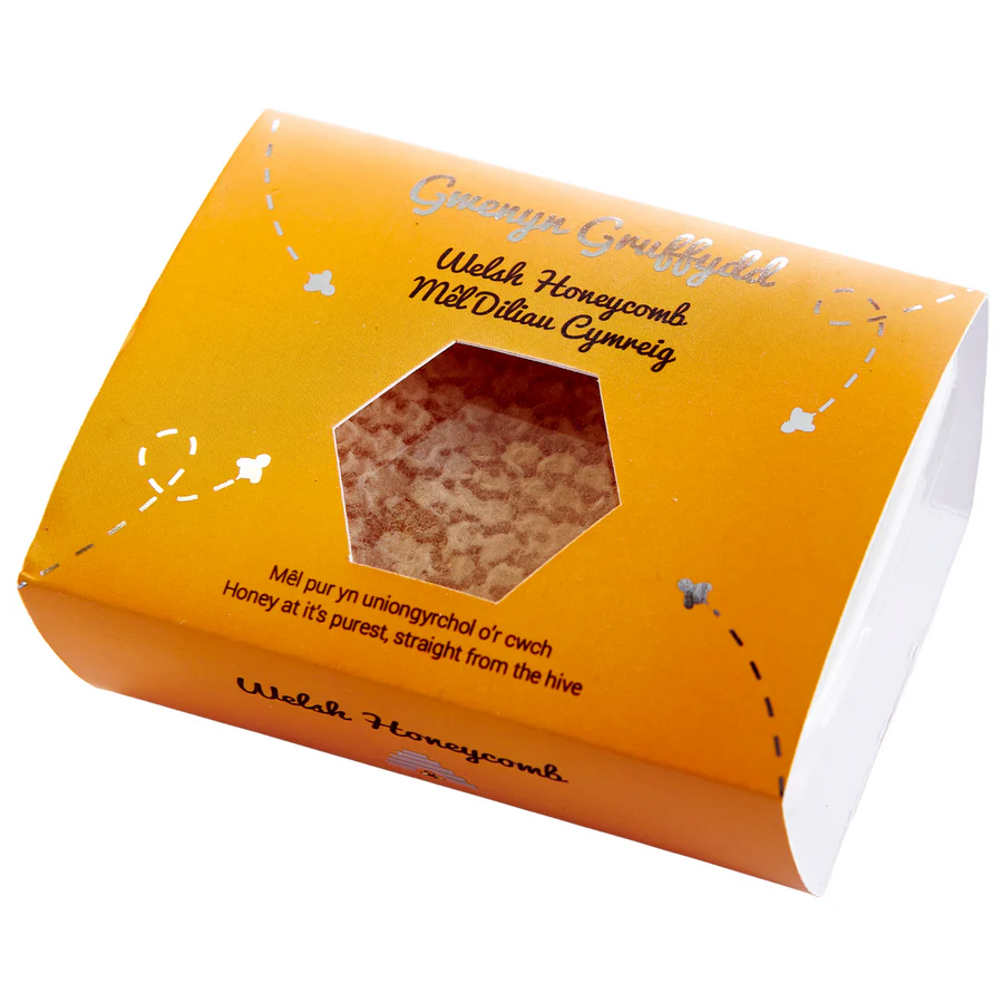Gwenyn Gruffydd Pure Welsh Honey Cut Comb Honeycomb 170g