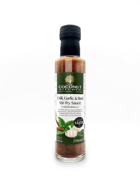 The Coconut Kitchen Chilli, Garlic & Basil Stirfry Sauce 250ml