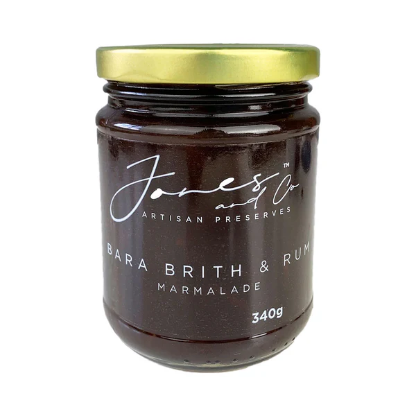Jones & Co Bara Brith and Rum Marmalade 340g