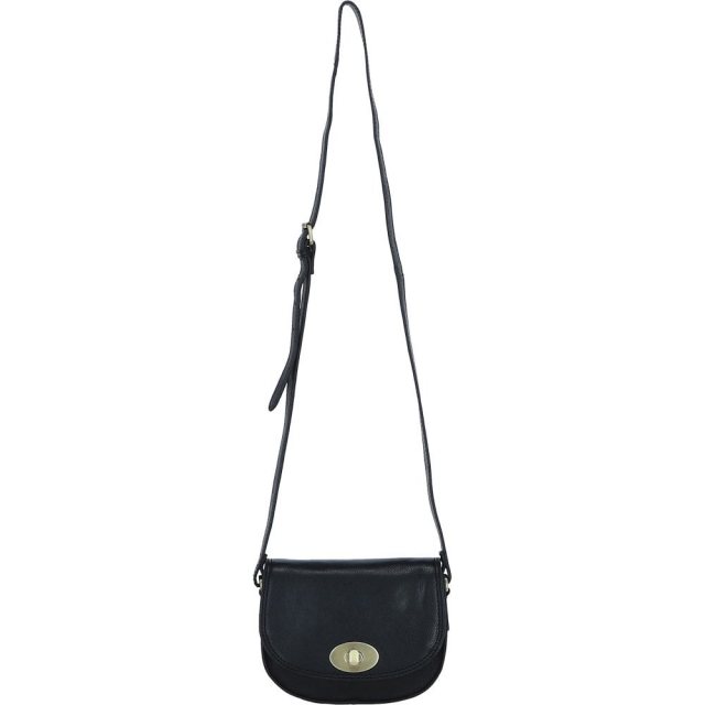 Ashwood Leather Vintage Crossbody Bag Black M90