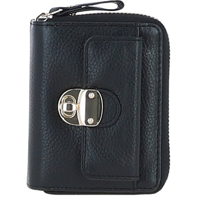 Ashwood Leather Chic Coin Purse - Black Y-50