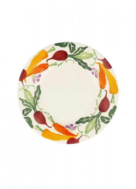 Emma Bridgewater Carrots & Beets Medium Dinner Plate 8.5 Inch