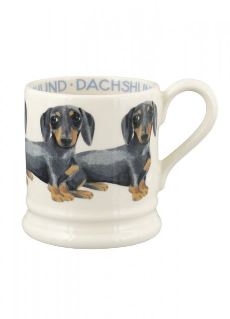 Emma Bridgewater Black & Tan Dachshund 1/2 Pint Mug