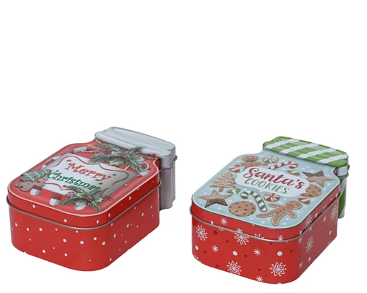 Christmas Jar Storage Tin