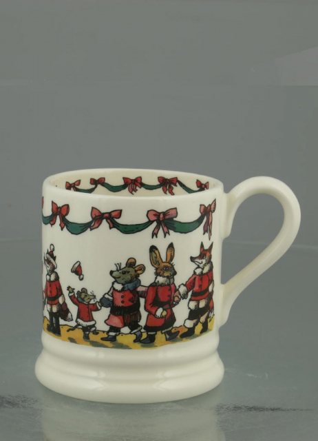 Emma Bridgewater Woodland Santa 1/2 Pint Mug