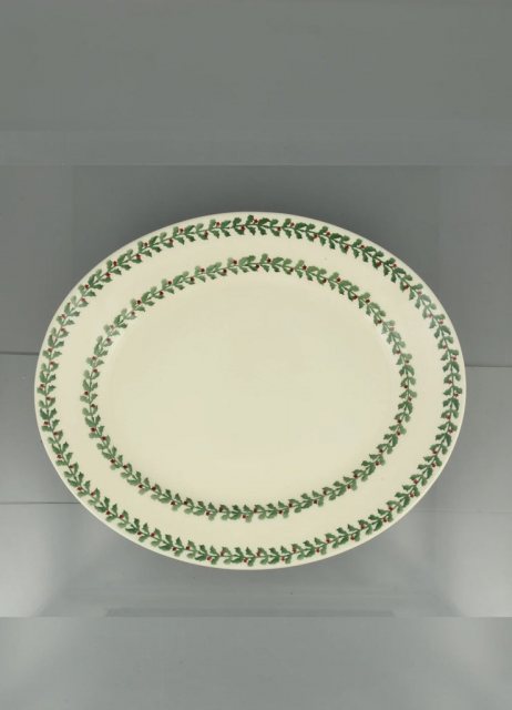 Emma Bridgewater Tiny Holly Medium Oval Platter