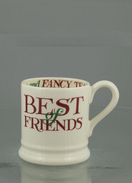 Emma Bridgewater Christmas Toast Best Of Friends 1/2 Pint Mug