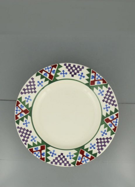 Emma Bridgewater Christmas Quilt Medium Dinner Plate 8.5 Inch
