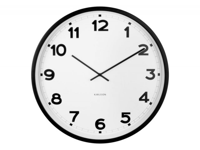 Karlsson Wall Clock New Classic Large - White