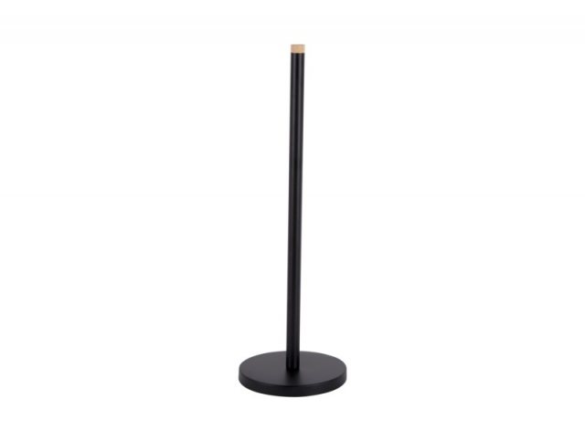 Present Time Toilet Roll Holder Bamboo Accent Black