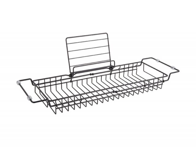 Present Time Bath Tub Caddy - Black