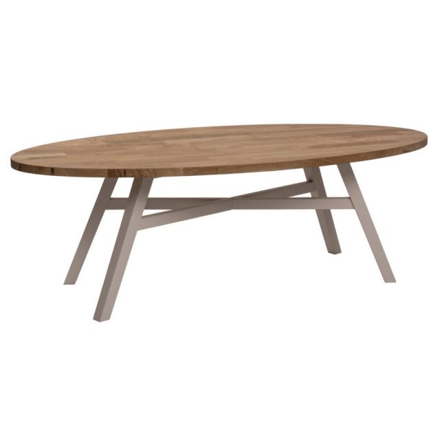TENBY Oval Coffee Table - Chalk