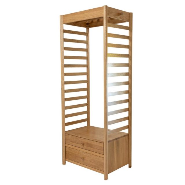 GUEST Open Wardrobe Oiled Oak