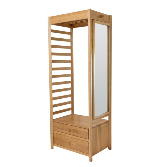 GUEST Hanging Mirror (for matching open wardrobe) Oiled Oak