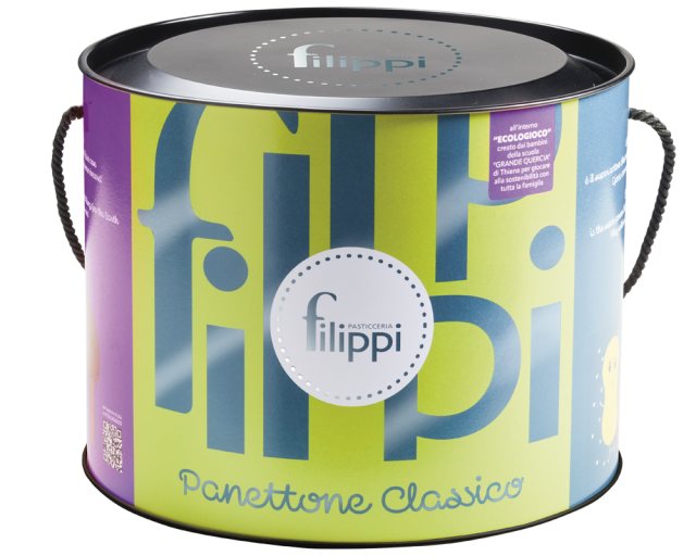 Filippi Panettone Classico Mr.P Hat Box 1kg