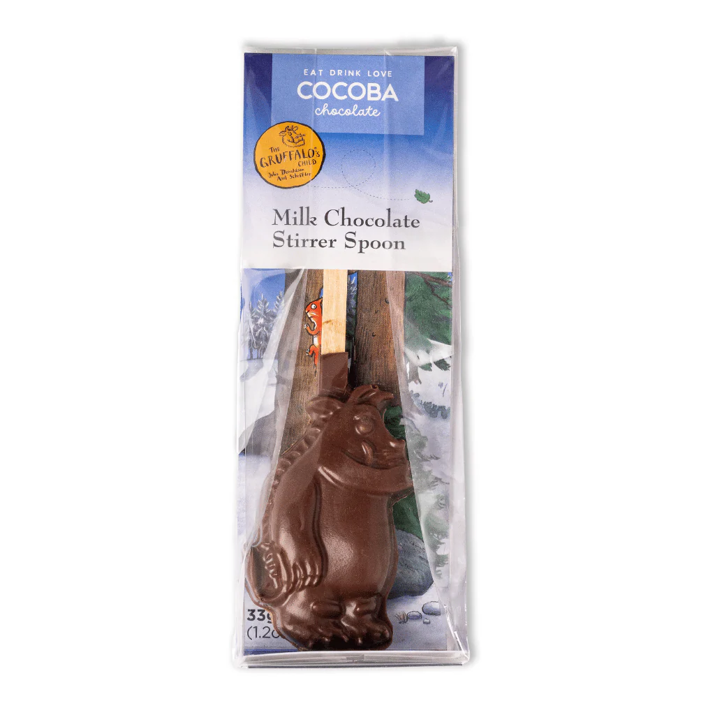 Cocoba Gruffalo Shaped Hot Chocolate Stirrer 30g