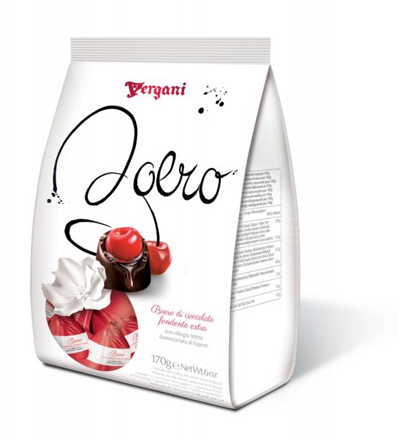 Vergani Boeri Dark Chocolate with Liqueur and Cherry (Bag) 170g