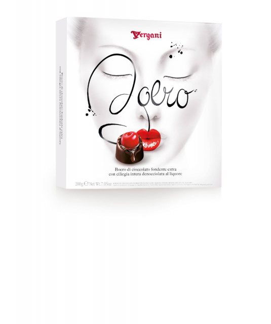 Vergani Boeri Dark Chocolate with Liqueur and Cherry (Box) 200g