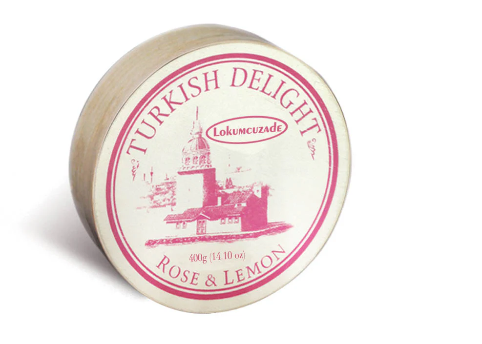 Lokumcuzade Rose and Lemon Round Wood 400g