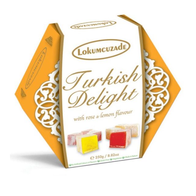 Lokumcuzade Rose and Lemon Turkish Delight 250g