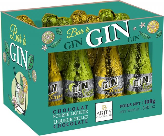 Abtey Gin Liqueur Chocolates Crate 108g