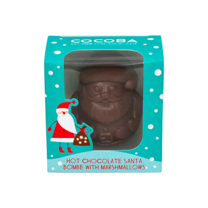 Cocoba Christmas Santa Hot Chocolate Bombe 50g