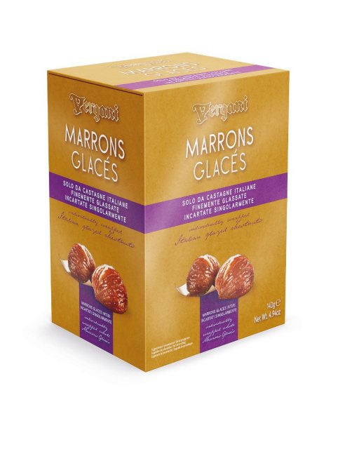 Vergani Marrons Glaces Box 140g