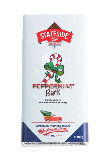 Stateside Peppermint Bark Bar 100g
