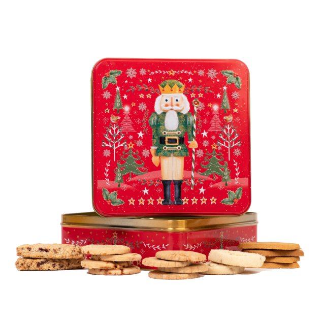 Farmhouse Biscuits Nutcracker Festive Selection Tin 400g