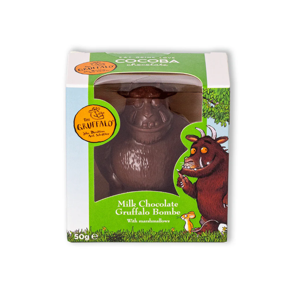 Cocoba Gruffalo Hot Chocolate Bombe with Marshmallows 50g