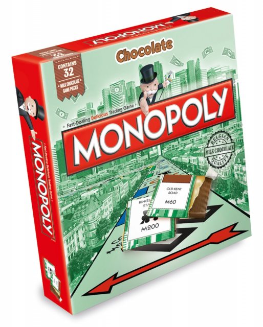 Monopoly With Chocolate Pieces 144g