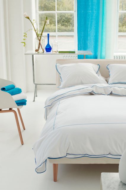 Designers Guild Astor Cobalt Blue Quilt Cover