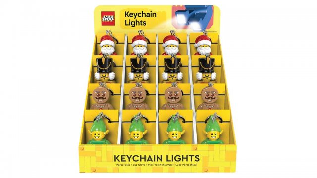 LEGO Christmas Minifigures Keychain Light (Assorted)