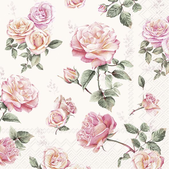 IHR Napkins Beth Cream