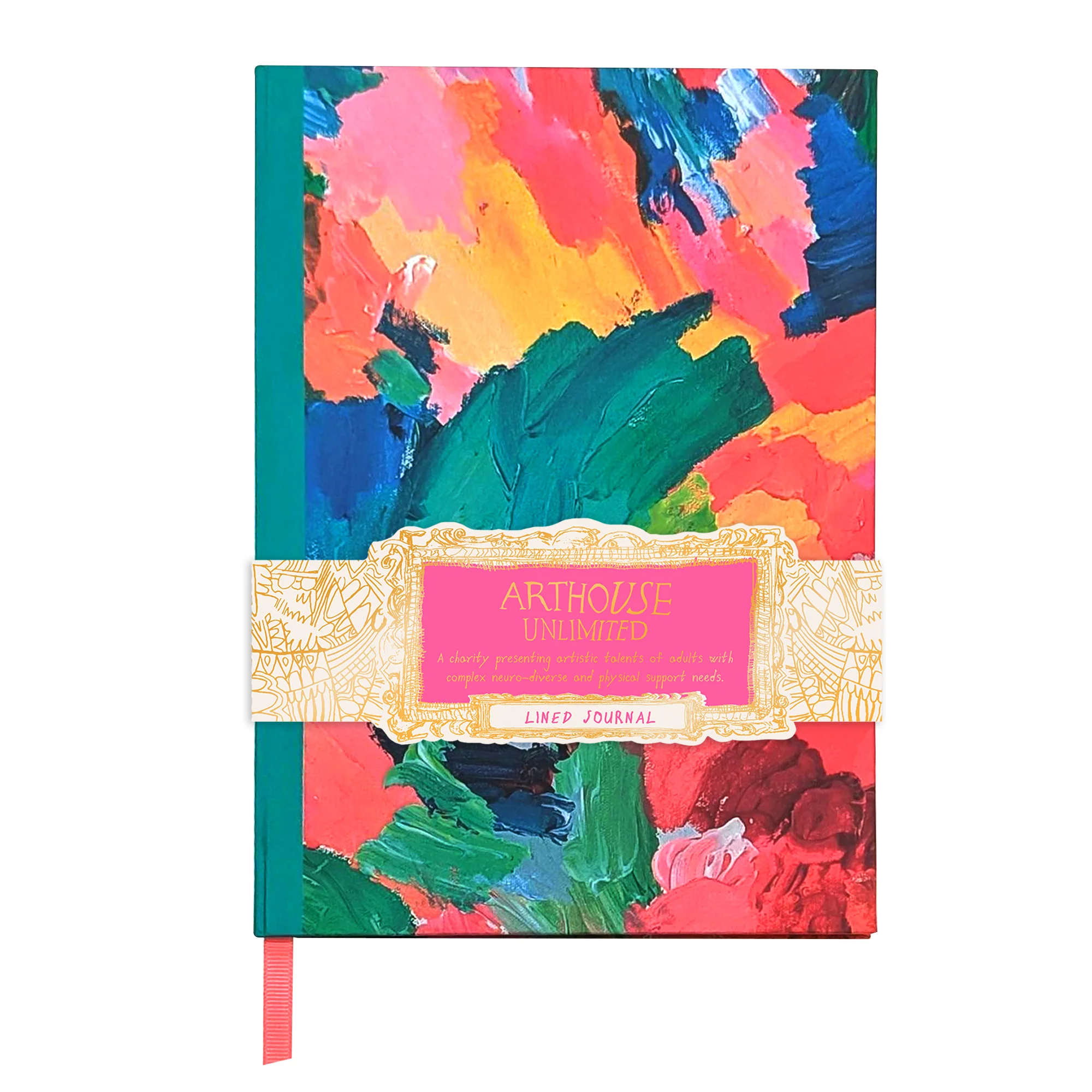 Arthouse Unlimited A5 Journal - Rainbow Forest