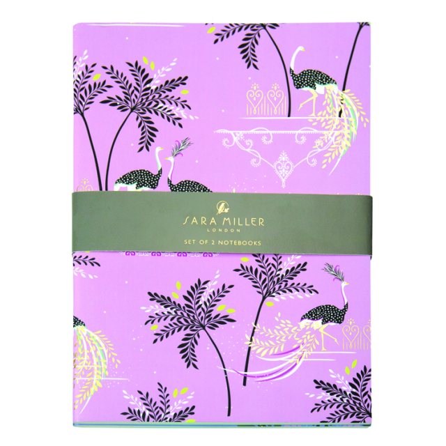Sara Miller Savannah Set of 2 Slim A5 Notebooks