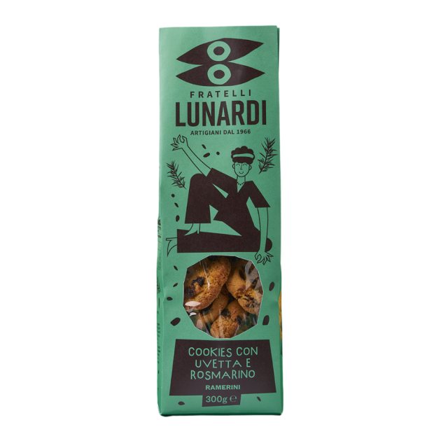 Fratelli Lunardi Tuscan Cookies - Raisin & Rosemary 300g