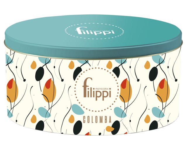 Filippi Classic Colomba with Candied Orange in Tin 1kg